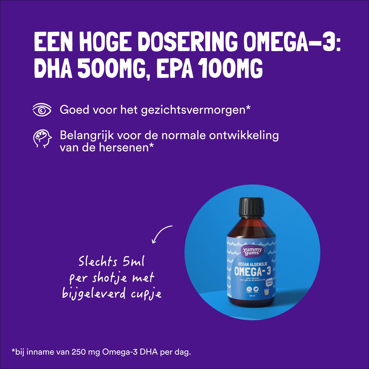 NIEUW: Vloeibaar Omega-3 uit Algen