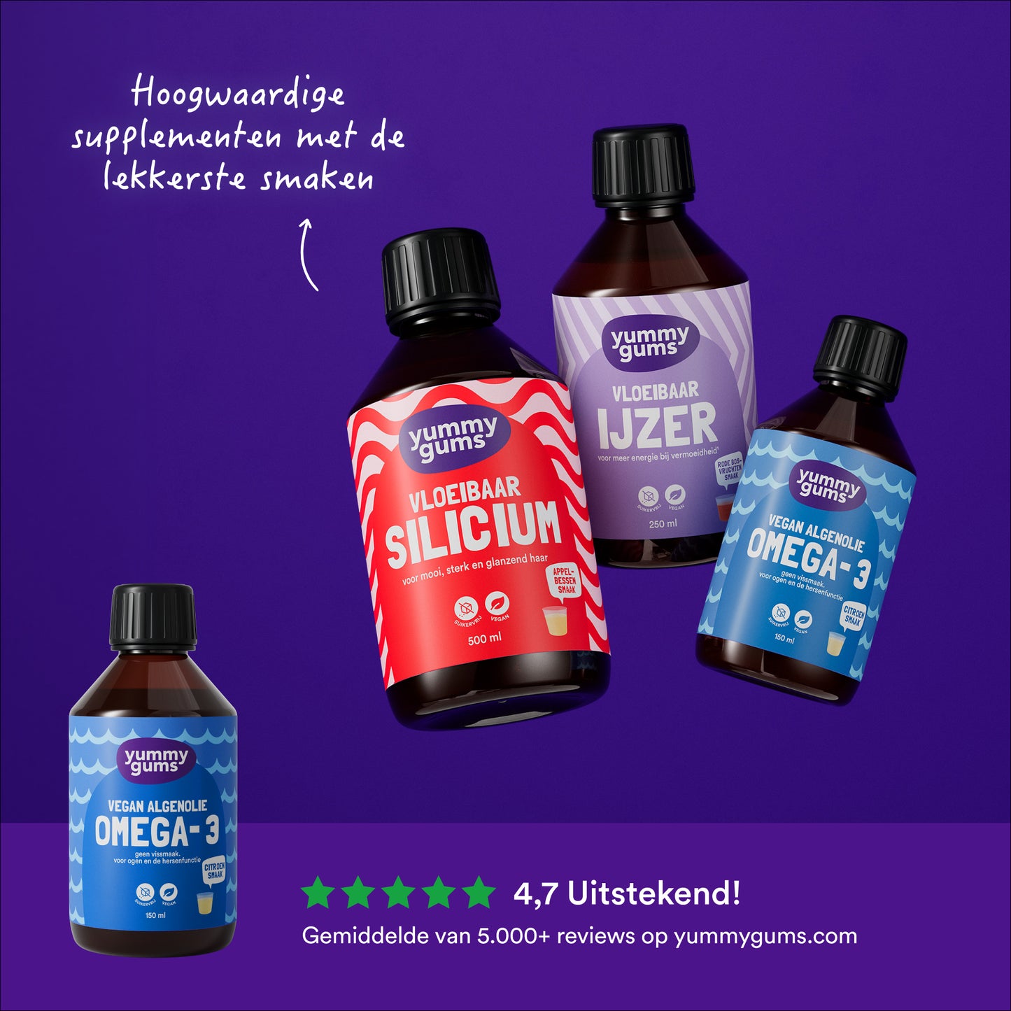 NIEUW: Vloeibaar Omega-3 uit Algen