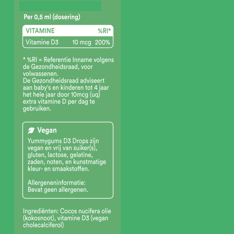 Kids Vitamine D3 Drops